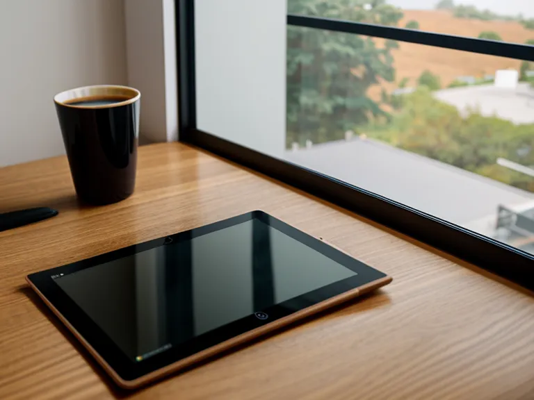 Tablet mit MPU-Video-Lektion und Notizen zur Vorbereitung.